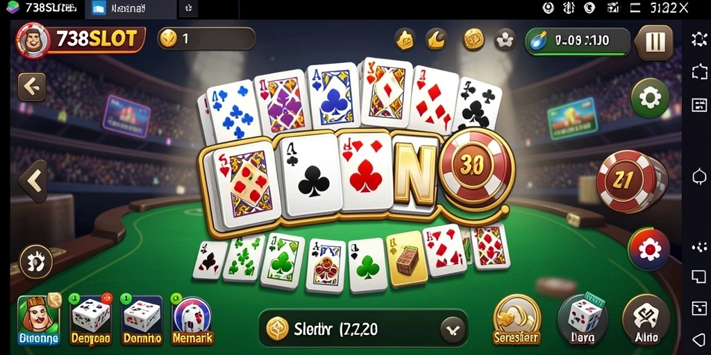Gameplay menawan dari permainan Domino 738SLOT.