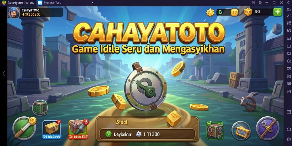 Tampilan gameplay CAHAYATOTO yang mengasyikkan dalam mode Idle.