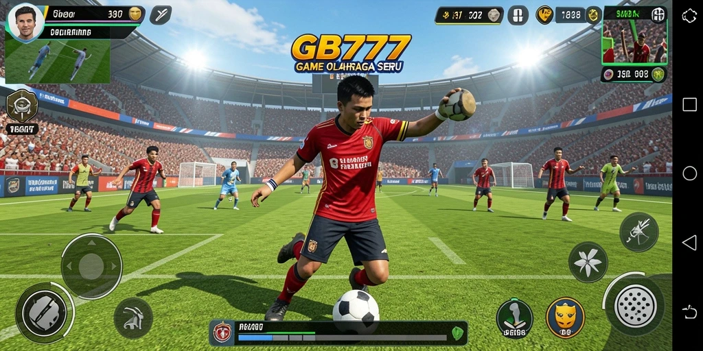 Tampilan menarik gameplay olahraga dalam GB777.