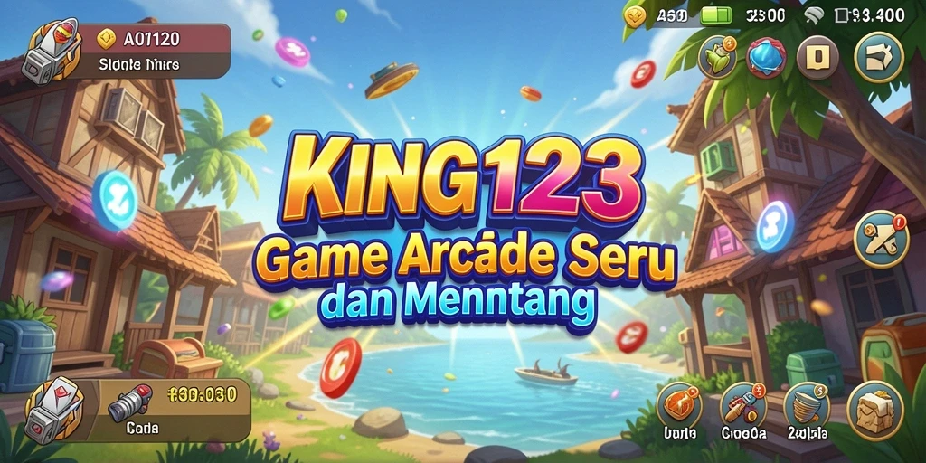 Tampilan gameplay <strong>KING123</strong> yang penuh warna dan dinamis.