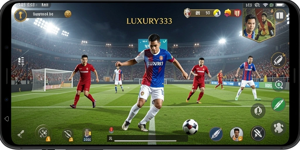 Screenshot gameplay LUXURY333 yang menunjukkan aksi seru di lapangan.