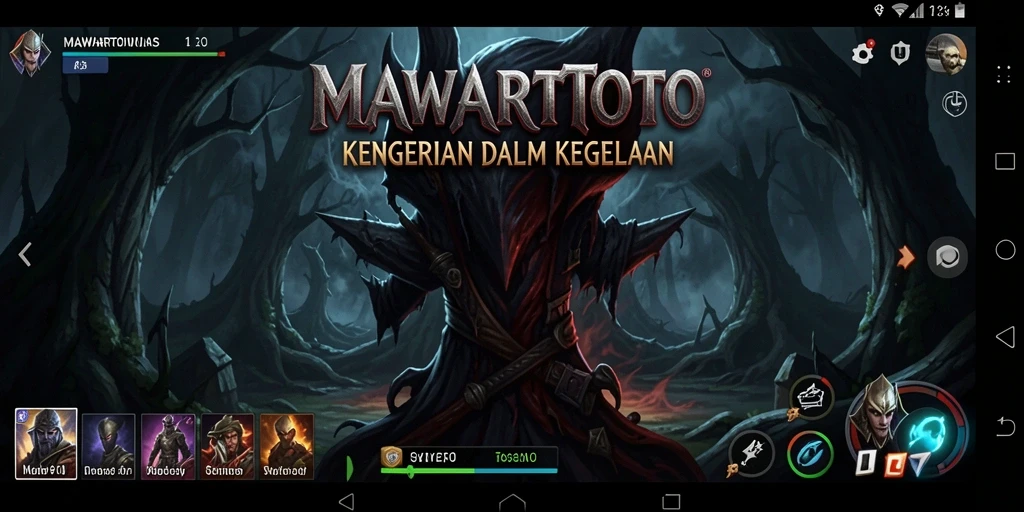 Screenshot utama MAWARTOTO menunjukkan momen menegangkan saat gameplay Horror.