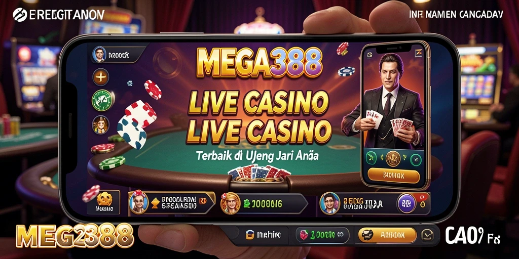 Tampilan gameplay Live Casino yang menegangkan dan interaktif di MEGA388.