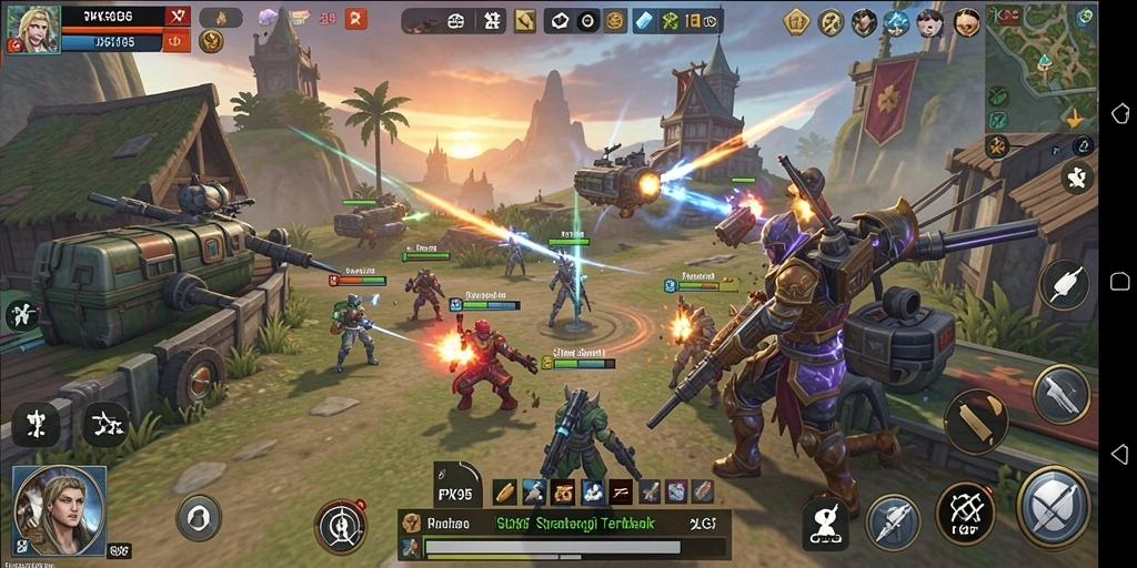 Tampilan menarik dari gameplay PK95 yang adiktif.