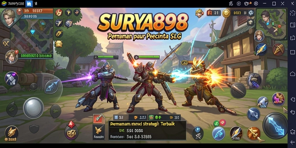 Tampilan gameplay menarik dari SURYA898 dalam aksi.