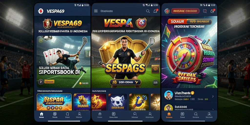 Tampilan antarmuka permainan taruhan yang menarik dari VESPA69.