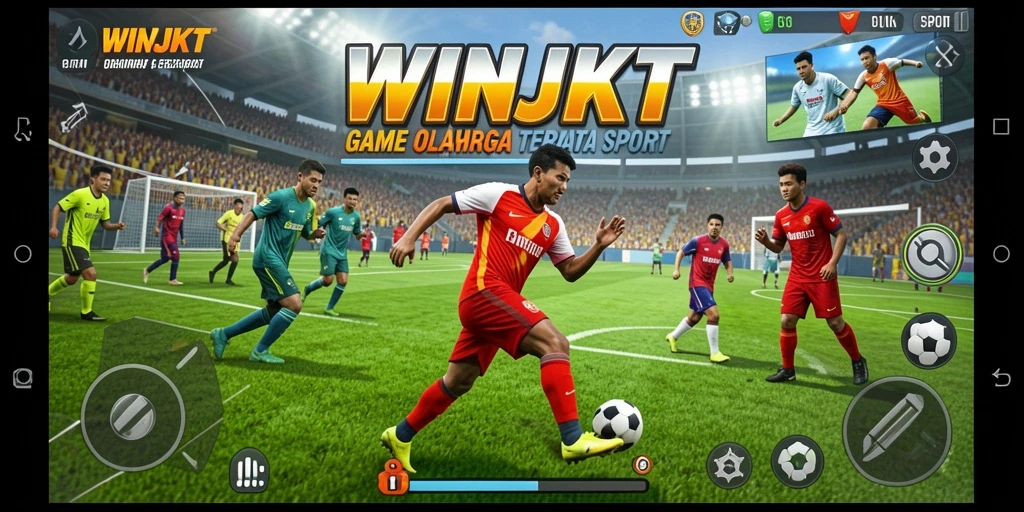 Tampilan gameplay menarik di <strong>WINJKT</strong> dengan aksi penuh semangat.
