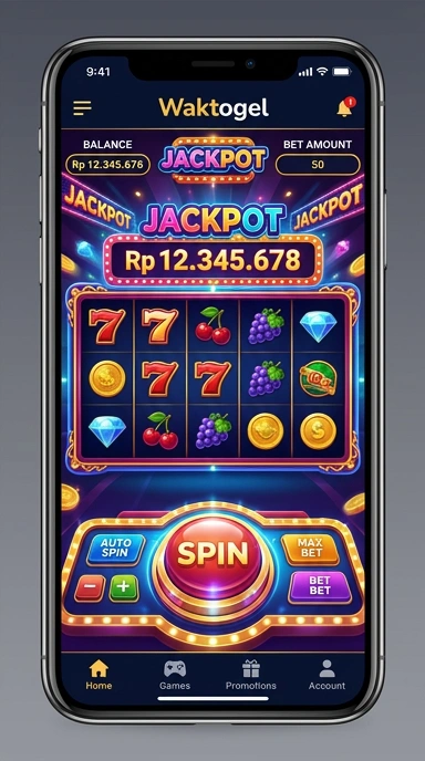 Proses download yang cepat pada aplikasi Waktogel.