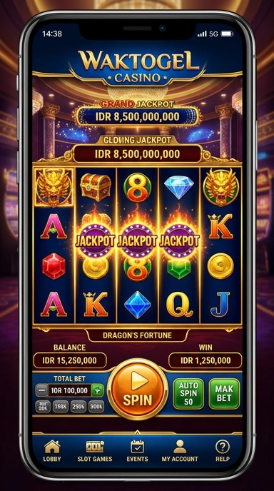 Pengaturan mudah di aplikasi Waktogel untuk pengguna baru.